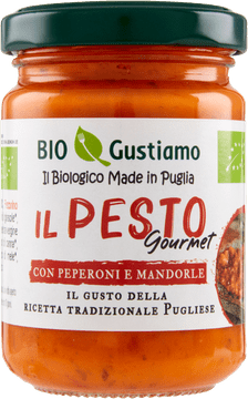 shumee Pesto Peperoni e Mandorle 140g - Bio Gustiamo