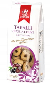 shumee Taralli cipolla e olive Onion&Olive 125g - Fiore di Puglia