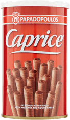 Zavitki, polnjeni s kremo Caprice Cioccolato 115 g -
