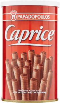shumee Tubice s smetano Caprice Cioccolato 115g - Papadopoulos