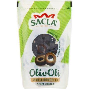 shumee Czarne oliwki w plastrach Olivoli Nere Rondel 75g - Sacla