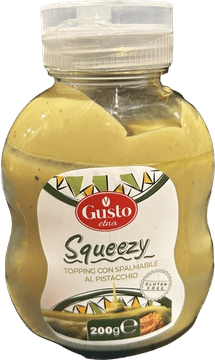 Polewa pistacjowa topping Squeezy con spalmabile al pistacchio 200g -