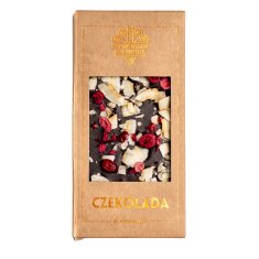 Temna čokolada z brusnicami in kokosom 100g -