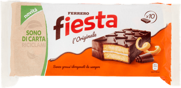 Ferrero Ciastka biszkoptowe z kremem pomarańczowym 360g - Ferrero Fiesta