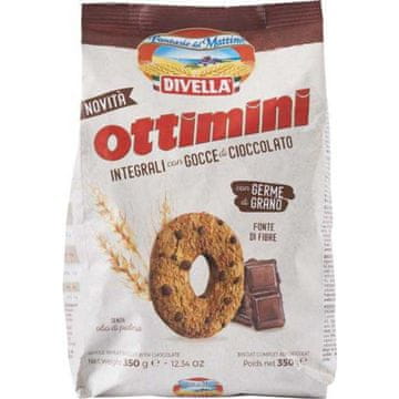 DIVELLA Ciastka Ottimini Integrali Cioccolato 350g - Divella