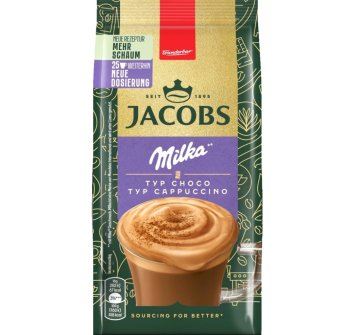 Jacobs Kawa rozpuszczalna Cappuccino Schoko Milka 400g -