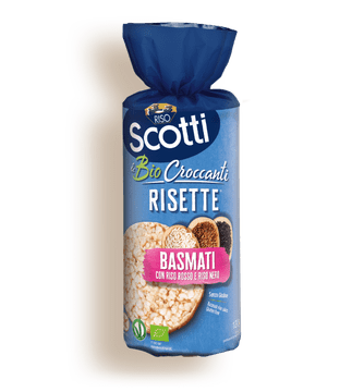 Scotti Brezglutenski riževi vaflji Bio Risette Basmatti 120g - Scotti