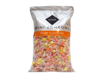 Rioba Cukierki owocowe Mini Hard Candies Fruit Flavour 1kg - Rioba
