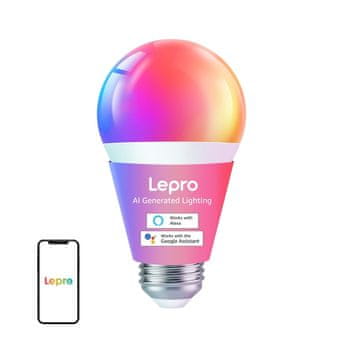 Lepro  B1 E27 LED žarnica z Bluetooth in Wi-Fi, 806 lm