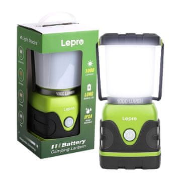 Lepro  3300002 – 1000-lumska baterijska svetilka za kampiranje