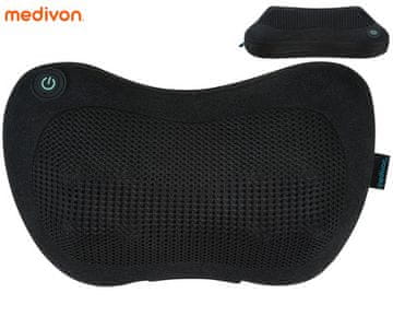 Medivon Travel 3 masažna blazina, 8 masažnih glav, funkcija gretja, USB-C
