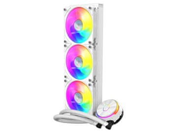 Cooler Master Komplet za tekočinsko hlajenje AIO Liquid Cooler Cooler Master MasterLiquid PL360 Flux, 360mm, ARGB, bel