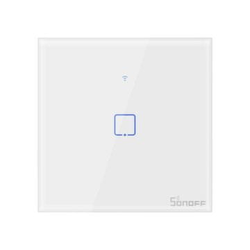 SONOFF pametno stensko stikalo Wi-Fi + RF433 enojno T1EU1C-TX