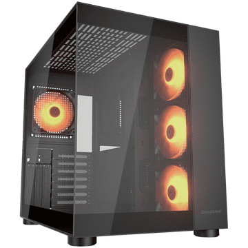 COUGAR FV150 RGB PC Case, Mid tower, Black