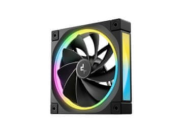 DEEPCOOL Ventilator za ohišje DeepCool FL12R ARGB PWM 120mm, Reverse Blade, črn