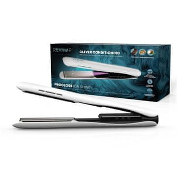 Revamp PROGLOSS ION SHINE CERAMIC HAIR STRAIGHTENER ST-1850 LIKALNIK ZA LASE BELE BARVE