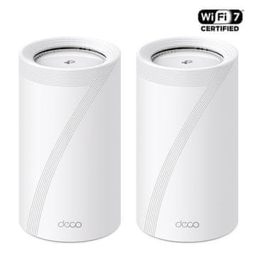 TP-Link Deco BE85 BE19000 Tri-Band WiFi7 2-pack Mesh brezžični usmerjevalnik - router