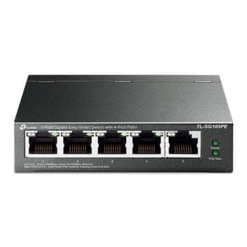 TP-Link TL-SG105PE 5-port gigabit (4x PoE+) RJ45 Easy Smart mrežno stikalo switch