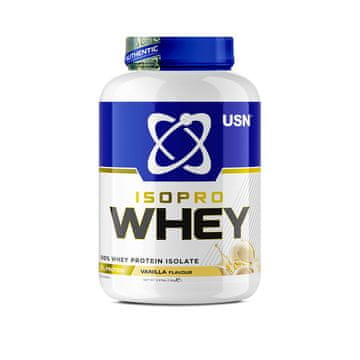 USN IsoPro Izolat sirotkinih beljakovin 1800 g vanilija