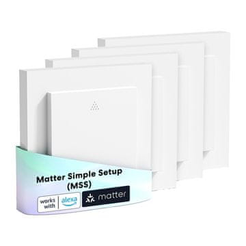 Meross MRS105MA-EU pametno stikalo za rolete Wi-Fi (Matter) (komplet 4 kosov)