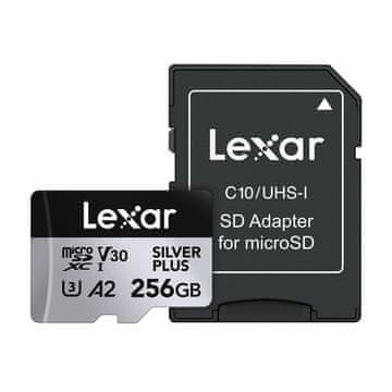 Lexar Lexar High-Performance Silver Plus microSDXC 256GB + adapter