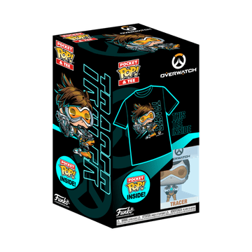 Funko POCKET POP & TEE: OVERWATCH - TRACER - (KD)