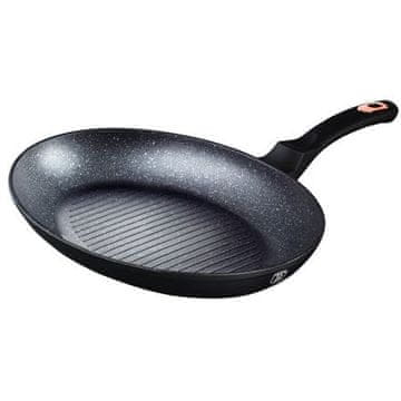 Berlingerhaus Ponev za ribe in zrezke z marmorno površino BH-7149 35 cm Black Rose Collection
