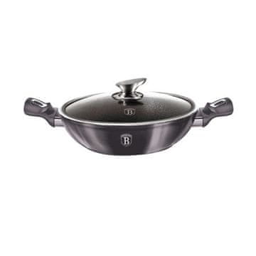 Berlingerhaus Ponev z marmorno površino BH-7111 globoka s pokrovom 30 cm Carbon PRO Line