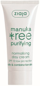 Ziaja Dnevna krema SPF 10 Normalizing Manuka Tree Purifying 50 ml