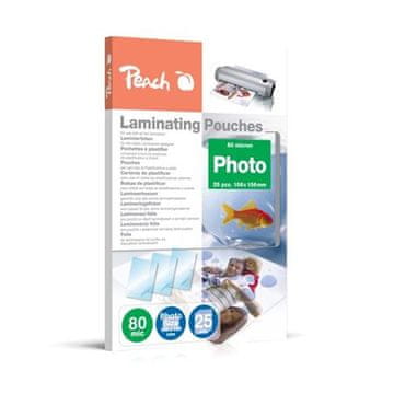 Peach Laminirna folija Velikost fotografije 10x15 cm (106x156 mm), 80 mikronov