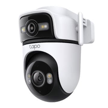 TP-Link Tapo C545D 3MP 2K + 3MP 2K dual Pan/Tilt dvojna leča barvna zunanja nadzorna kamera