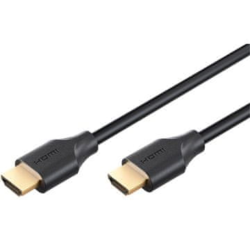 Goobay Ultra96 HDMI Cable (M/M) 2.2 16K 60Hz 1,5m pozlačen črn kabel