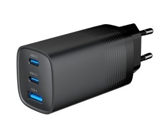 Gembird PD polnilec 1xUSB-A 2xUSB-C 67W črn