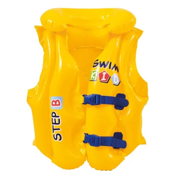 Napihljiva plavalna jopica z ovratnikom SWIM KID