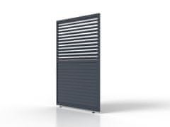 Bellano Living Lamelna stena, fiksna, FIX SHUTTER, Bellano S25, temno siva, 3 m