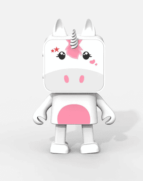 MOB Bluetooth zvočnik plesoča živalica, Unicorn