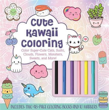 Rayher.	 Knjiga & Ustvarjalni set Cute Kawaii Coloring