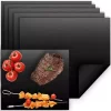 Ruhhy Podloga za žar 5 kos – teflonska BBQ mat, večkratna uporaba, proti prijemanju, enostavno čiščenje