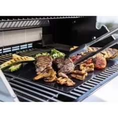 Ruhhy Podloga za žar 5 kos – teflonska BBQ mat, večkratna uporaba, proti prijemanju, enostavno čiščenje
