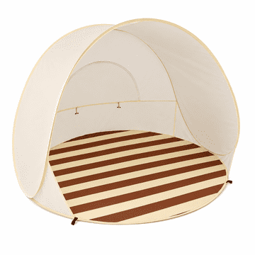HOME & MARKER® Pop-up senčnik za plažo UPF50+, avtomatsko postavljanje, UV zaščita 98 %, kompakten | POPYTENT