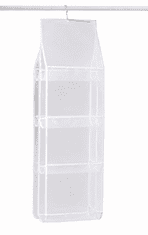HOME & MARKER® Viseči organizator za torbice, 8 žepov, dvostranski, zračen material, vrtljiv kavelj | BAGHANG