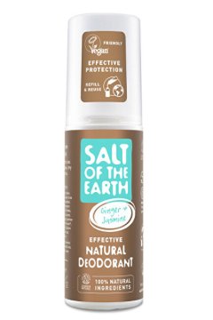 Salt Of The Earth Naravni dezodorant v spreju z ingverjem in jasminom Ginger + Jasmine (naravni dezodorant) 100 ml
