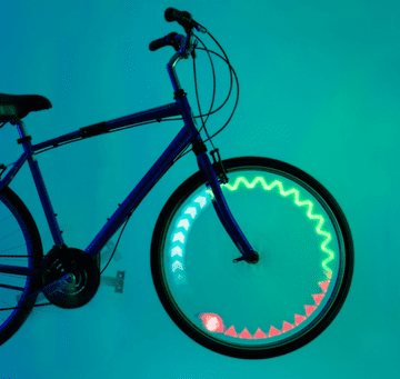 Brightz Spoke LED lučka za kolo z vzorci