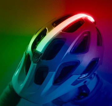 Brightz univerzalen večbarvni LED trak za čelado