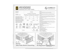 Lian Li Napajalnik ATX Lian Li RS 1000W, 80 PLUS Gold, 12V-2×6, Modularen, bel