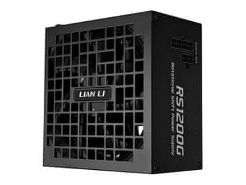 Lian Li Napajalnik ATX Lian Li RS 1200W, 80 PLUS Gold, 12V-2×6, HUB, Modularen, črn