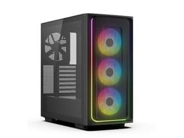 DEEPCOOL Računalniško ohišje DeepCool CG540 MESH, ATX, ARGB, Midi-Tower, Kaljeno steklo, črno