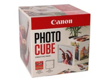 CANON pp-201 kartuša s črnilom, 5x5 Photo Cube ustvarjalni paket, White Pink