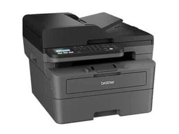 Brother MFCL2802DNYJ1 - večfunkcijski mono laserski tiskalnik, hitrosti tiskanja 32 strani/min, 128 MB pomnilnika, avtomatski dvostranski tisk, 2-vrstični LCD zaslon, pladenj za 250 listov, v komple