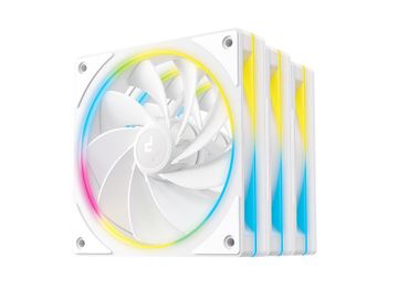 DEEPCOOL Ventilator za ohišje DeepCool FL12R SE WH 3-IN-1, ARGB, PWM, 120mm, 3 Pack, bel